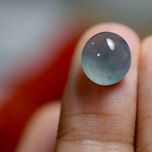 RS11-115 宝石質 氷種 氷青灰色 グアテマラ産A貨 本翡翠 ルース 硬玉 