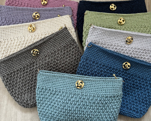 手編みのベルトとオーダーポーチ 3e90b9ae80e826c63c453df9ddf31e