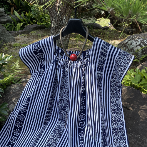 着物リメイク】浴衣地のワンピース/綿 ワンピース 古布華 通販