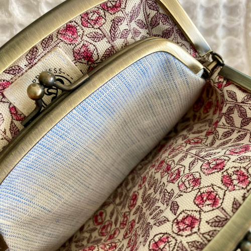 ミナペルホネン 親子がま口 親子がま口長財布【ミナペルホネン：following day_ gray】※受注