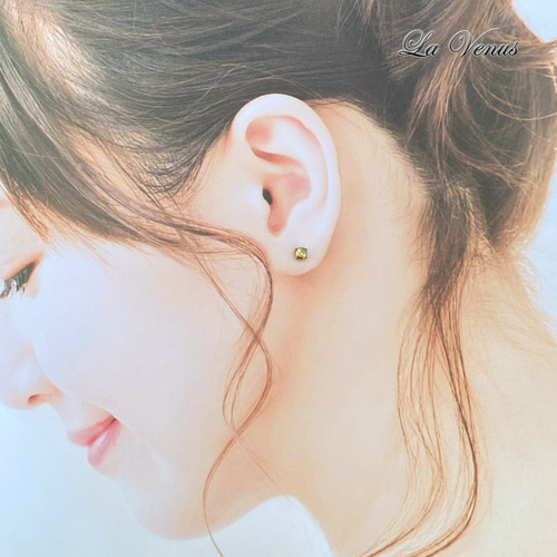 1点もの＊レトロチックなフォッシルコーラル♬ピアスチャーム