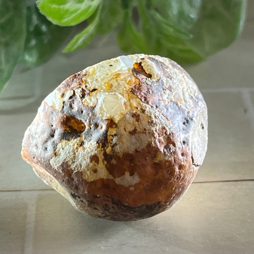 龍穴ジオード レース瑪瑙 アゲート 晶洞 原石 ラフストーン その他置物