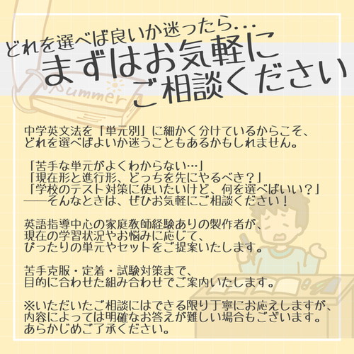 be動詞】単元別英文法カード 中学生 テスト 復習 予習 試験 参考