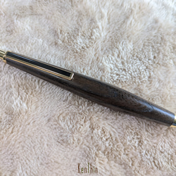 ▫スリムドロップ銘木シャープペンシル▫ 欅 ノック式 ··・送料無料