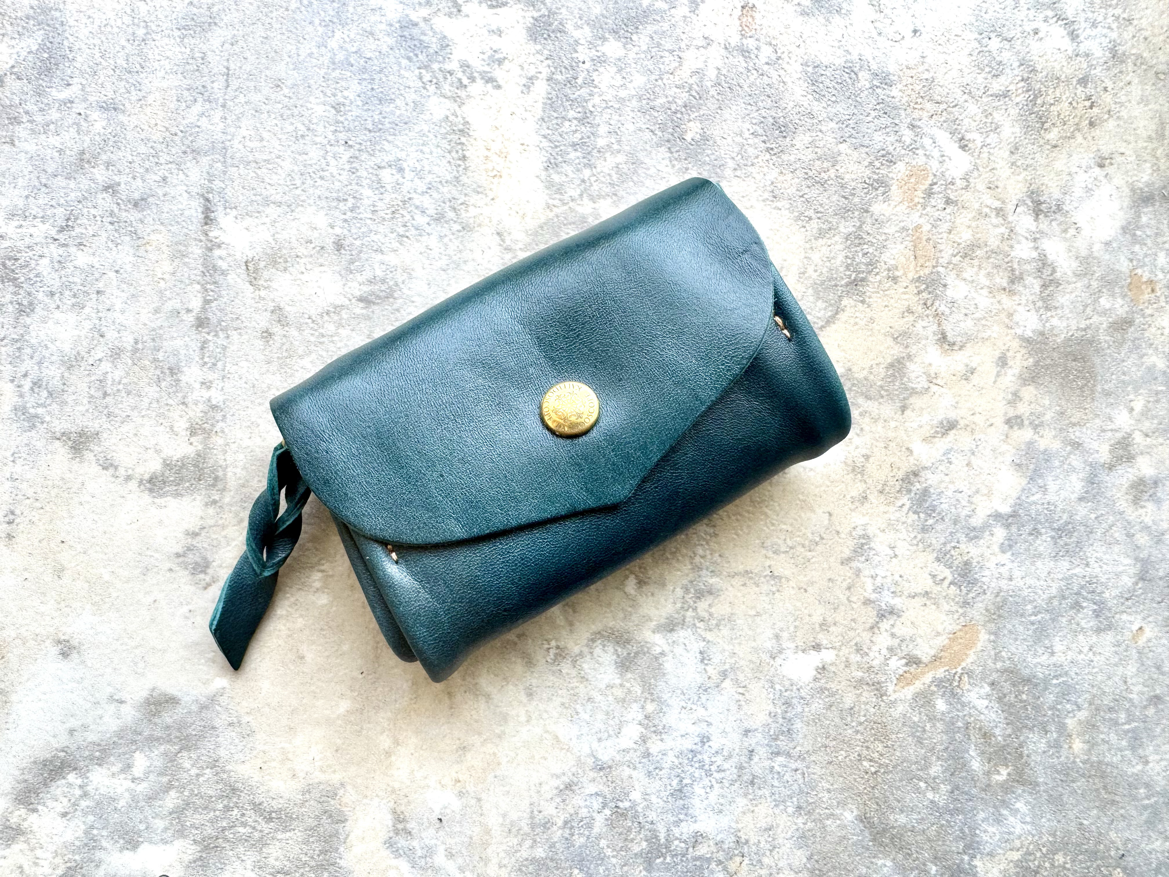 【数日内に発送可能】お札を折らないミニマル財布（Voyage Edition）イタリア馬革・ホースサンダー