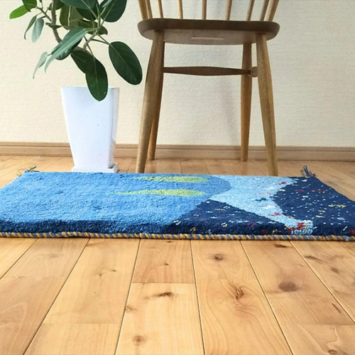 ギャッベ ペルシャ絨毯 66x86cm ギャベ 玄関マット 手織り ラグ 絨毯 ペルシャ絨毯 ギャッベ 60x85cm 玄関マット 手織りラグ