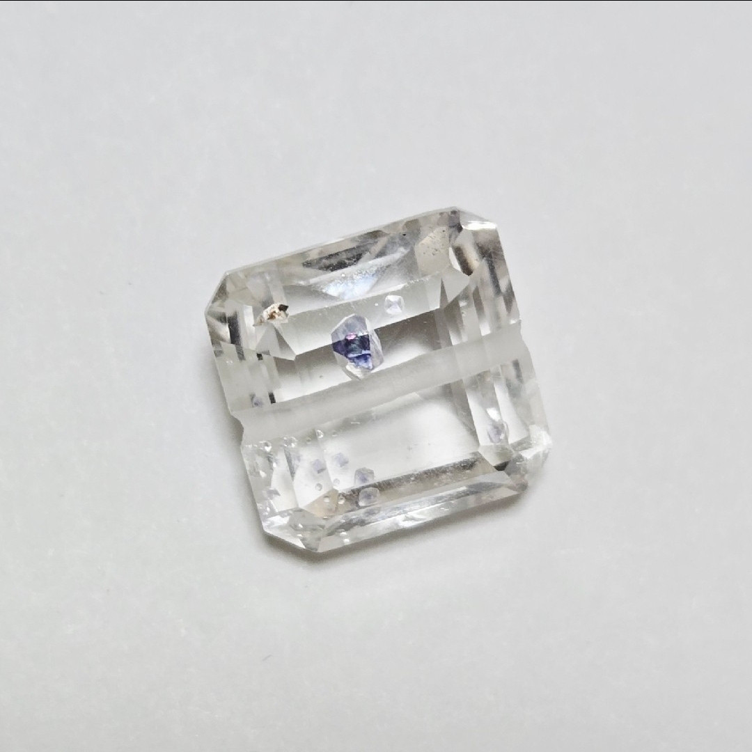 【一点物】希少✨フローライトインクォーツ 原石 スクエア ビーズ