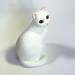 白黒ハチワレ猫の置物 その他アート 猫ハウス 通販 15890164｜Creema