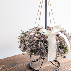 スモークツリーのフライングリース ドライフラワー petit