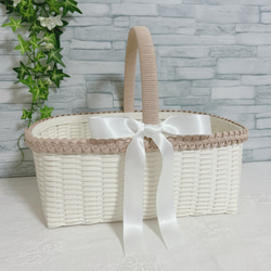 ランドリーバスケット ラタン 内布付き ラタンバスケット 収納 籐