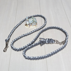 パラコードリード＆首輪 一体型 ✿ひまわり✿ 小型犬用 №046 パラ