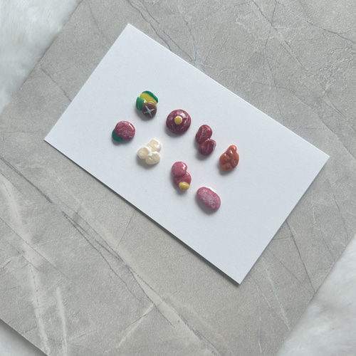 3Dネイルパーツ 焼肉ネイルパーツ 8個セット ミニチュア焼肉 個性派