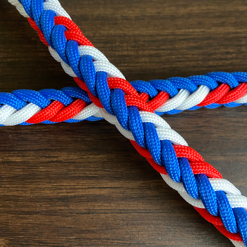 パラコードユニオンジャック(イギリス国旗)幅広首輪＋ハンズフリー