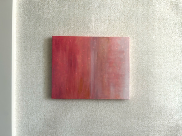 キャンバス　アート　原画　「ピンクのグラデーション」 2枚目の画像