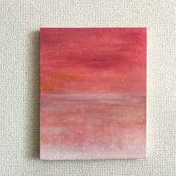 キャンバス　アート　原画　「ピンクのグラデーション」 1枚目の画像