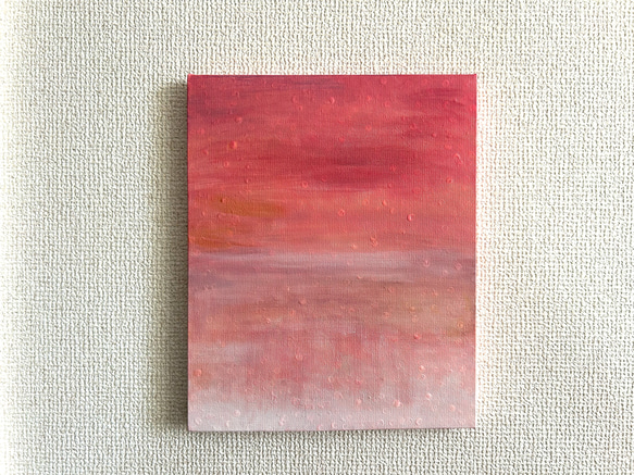 キャンバス　アート　原画　「ピンクのグラデーション」 1枚目の画像