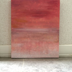 キャンバス　アート　原画　「ピンクのグラデーション」 3枚目の画像