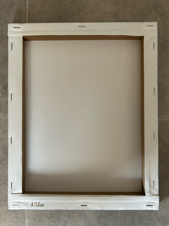 キャンバス　アート　原画　「ピンクのグラデーション」 6枚目の画像