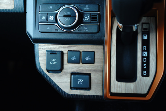 ダイハツ　タフト　パネル ダイハツ タフト センターパネルパネル 天然木ステッカー