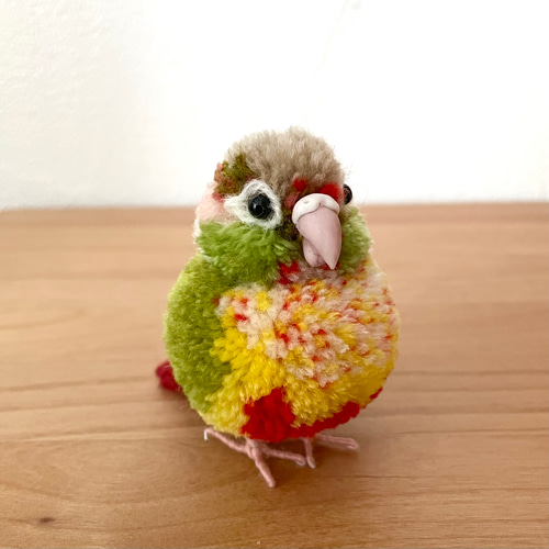 小鳥出品 小鳥 インコ 刺繍 メンズ ポロシャツ 半袖 服 グッズ タカ