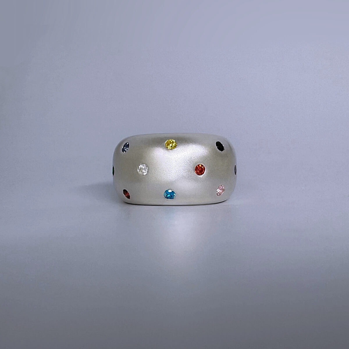 10カラーの水玉リング（太）