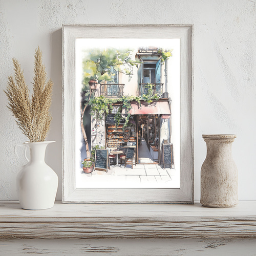 お部屋のインテリアにキレイな版画「雨の街角」 川瀬巴水 修善寺の雨/KAWASE HASUI Rain at Shuzenji, Hot Spa