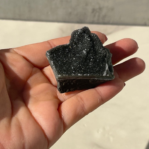 ブラジル産【ブラックアメジスト】クラスター ④ 鉱物 天然石 その他