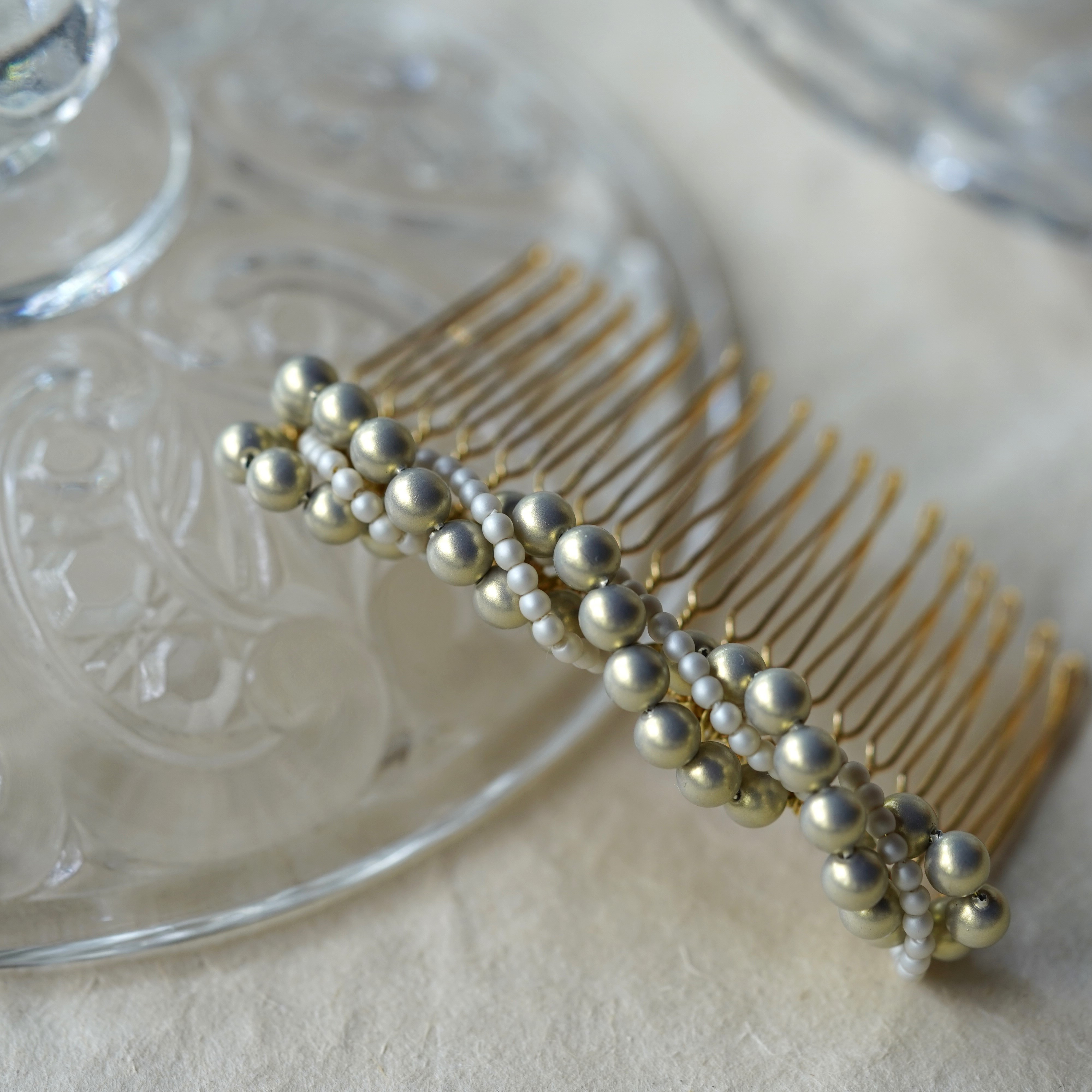 水光の記憶｜Japanヴィンテージパール コーム