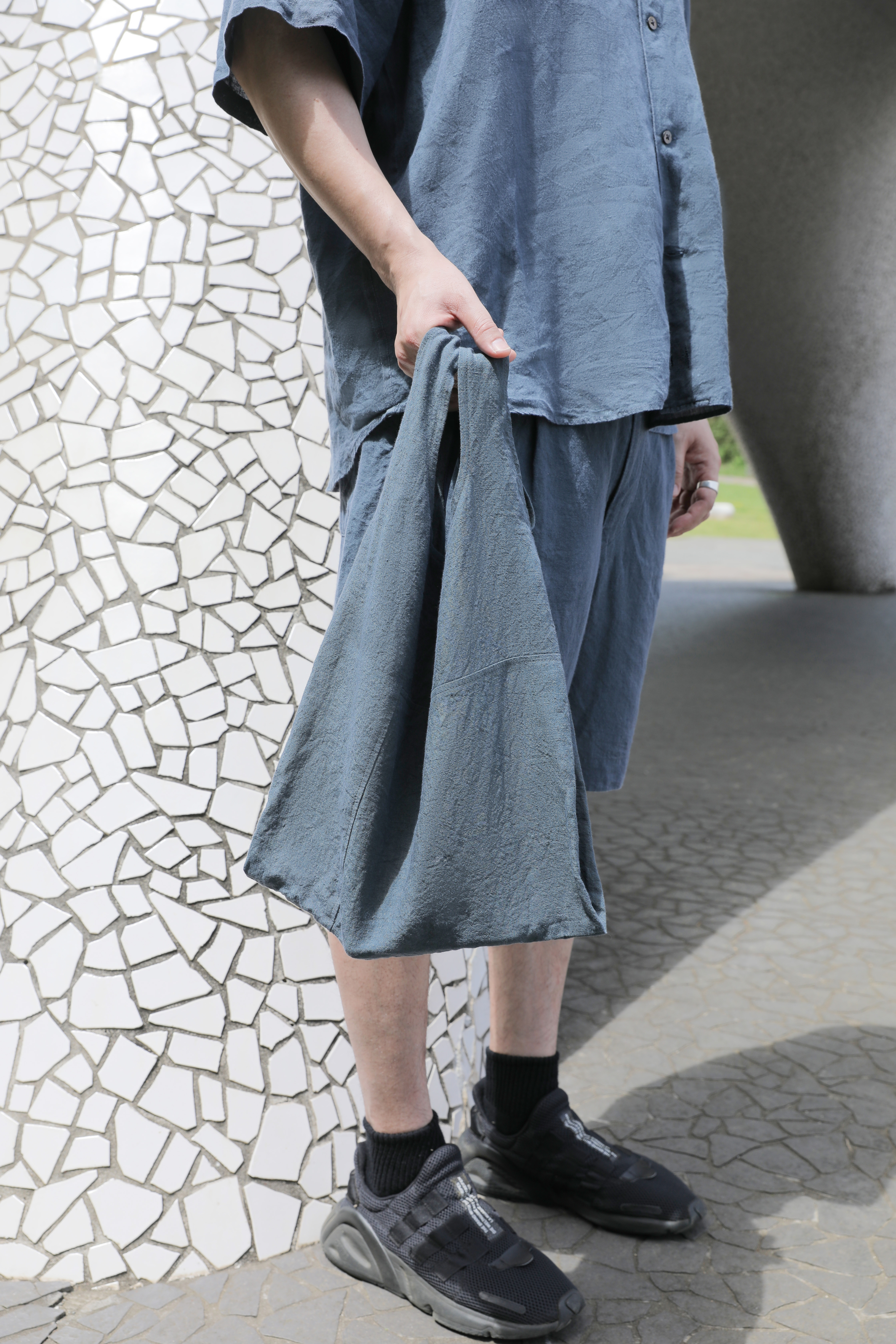 グローサリートートバック / 40天日干しリネン100%　メンズ　ユニセックス　レディース