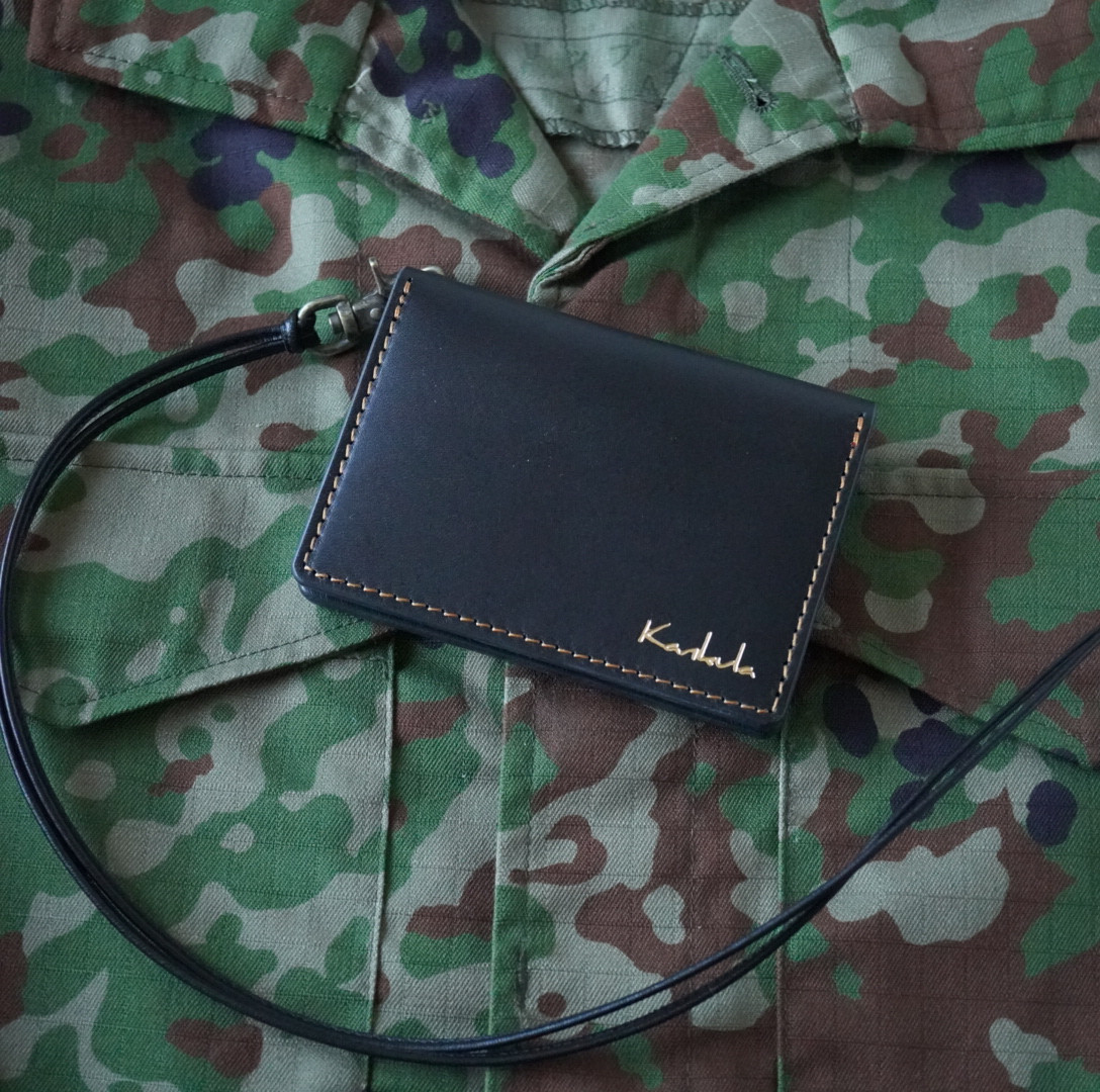 自衛官用の身分証ケース　mbc-01 ブッテーロ　ブラック