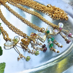 Mémoire de ruban – リボンの記憶　Necklace　《翠雨 - Sui-u（すいう）》 2枚目の画像