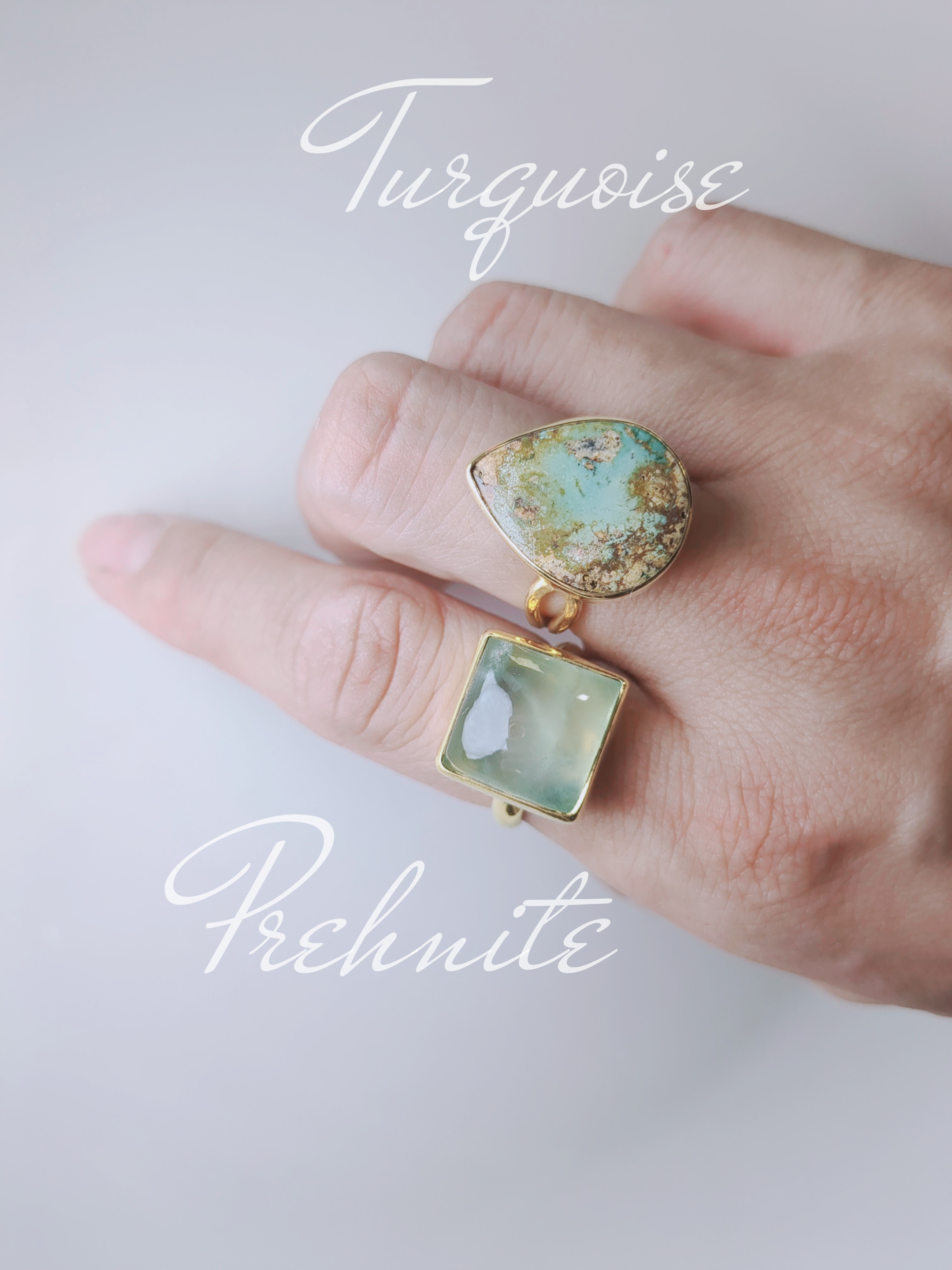 最新作☆『プレナイト』の世界でひとつの天然石リング