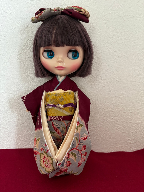 アイシードール　振り袖セット 22cmドールさん振袖 0230 ブライス アイシードール その他人形 suteki