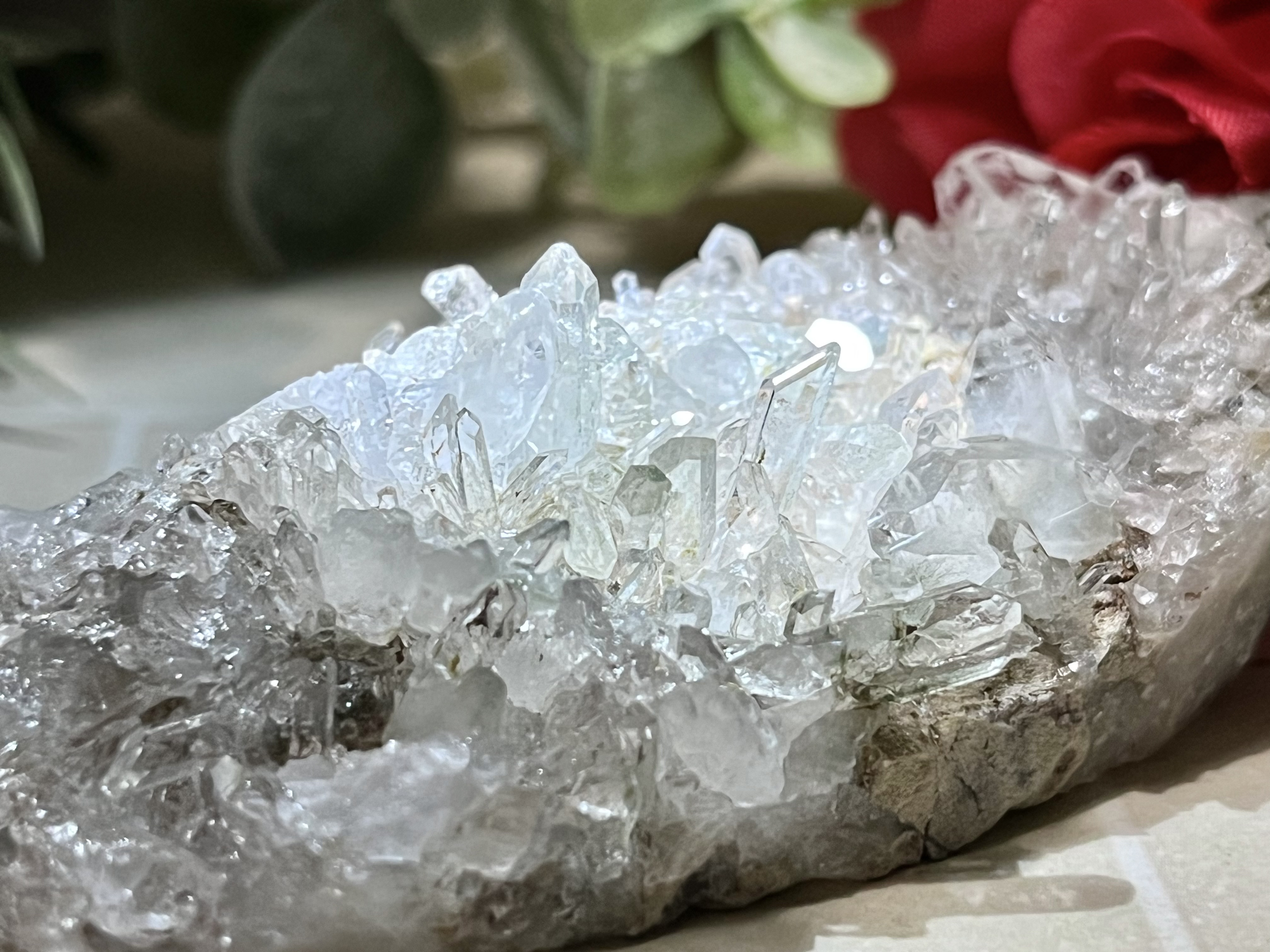 四川省　ニードルクォーツ　クリスタル　水晶　クラスター　原石