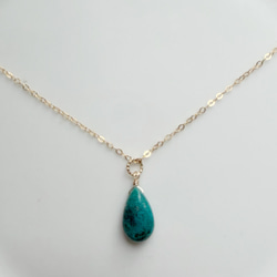 14KGF オパリーナ ペアシェイプ ネックレス 2枚目の画像