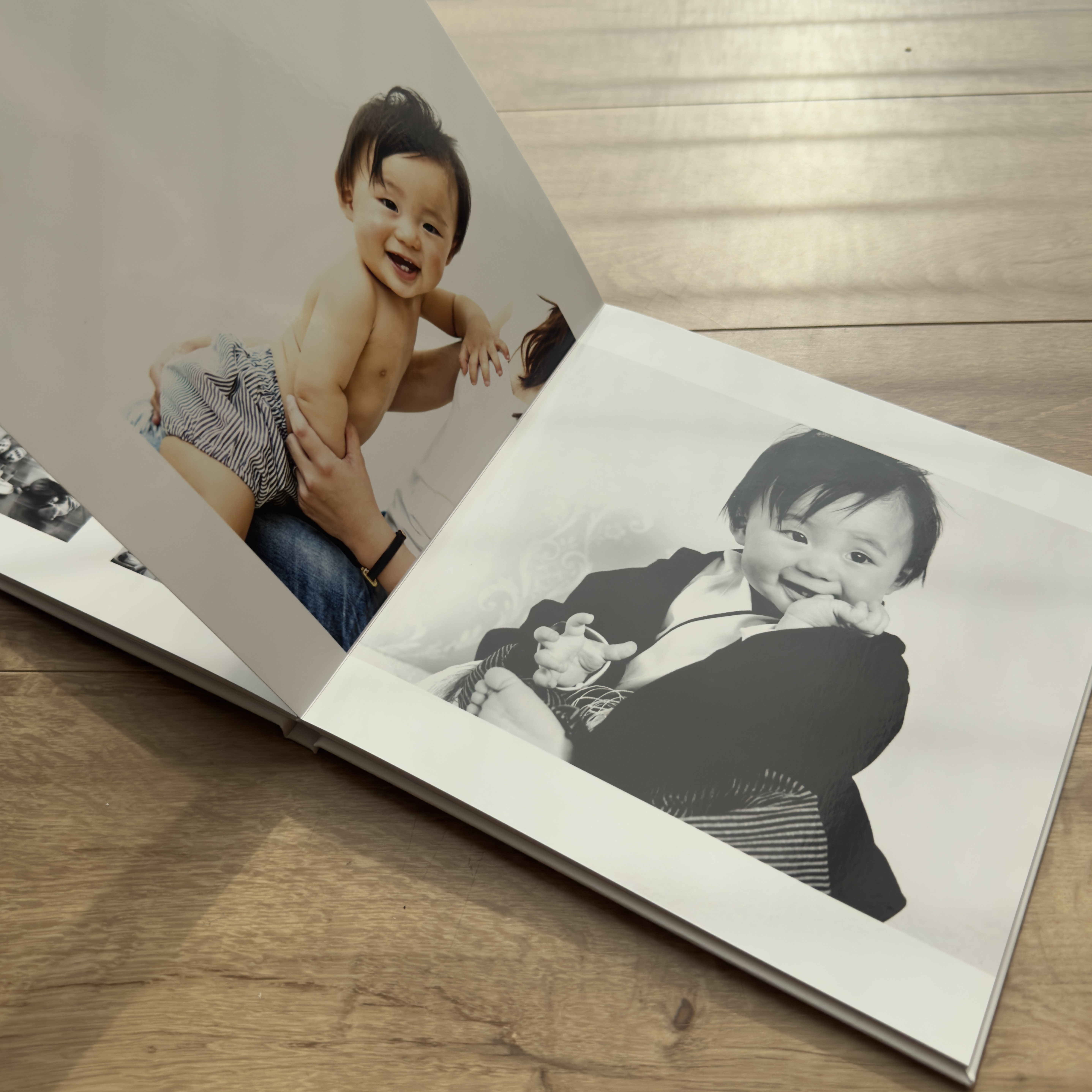 誕生日メッセージ入り　フォトアルバム  BASIC  18p  30-49cut［表紙写真なし］  | 1歳・日本製