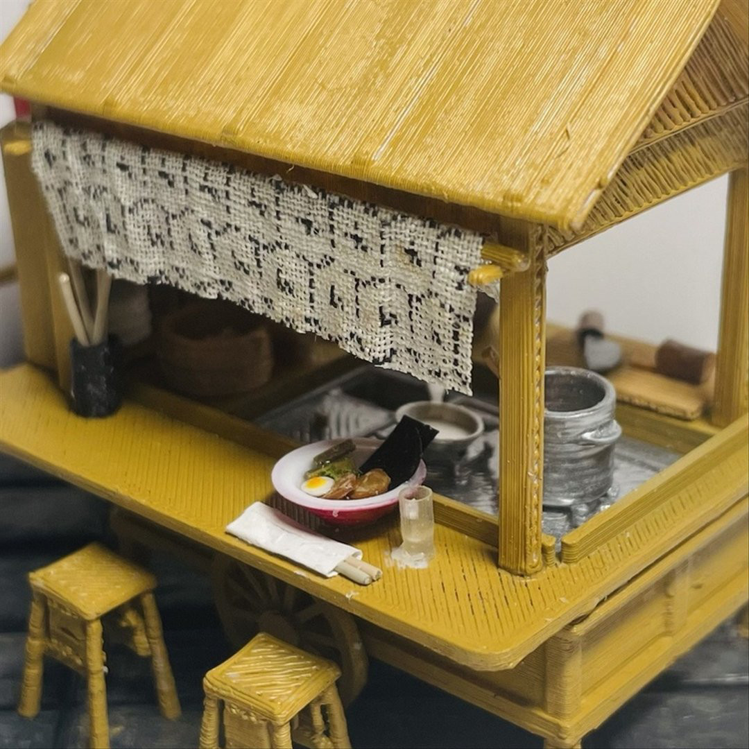 1/48スケール　屋台　ラーメン　ケース付き