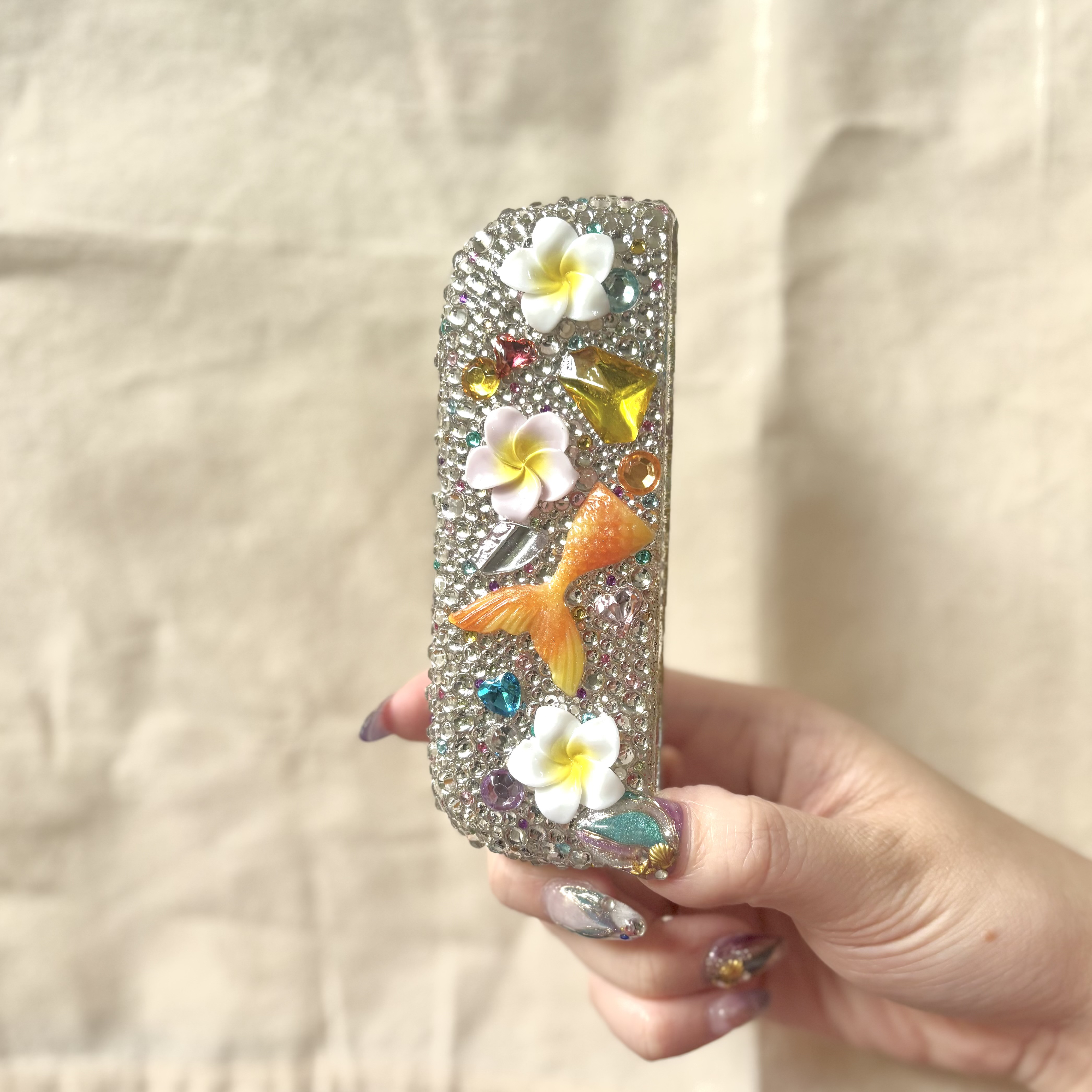 B567♡アイコスケース♡IQOS♡イルマi♡イルマ♡デコケース♡ 夏スタイル✨カラフル マーメイド デコ iQOSイルマiケース アイコス