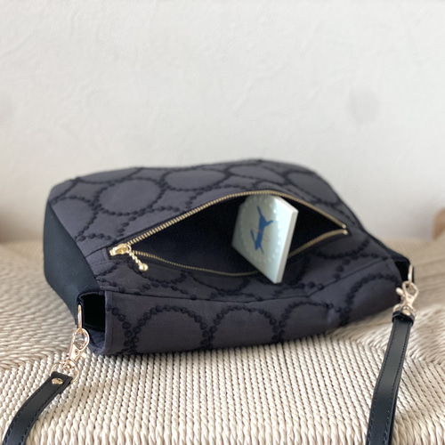 ⚮̈ミナペルホネン tambourine charcoal いっぱいポッケの