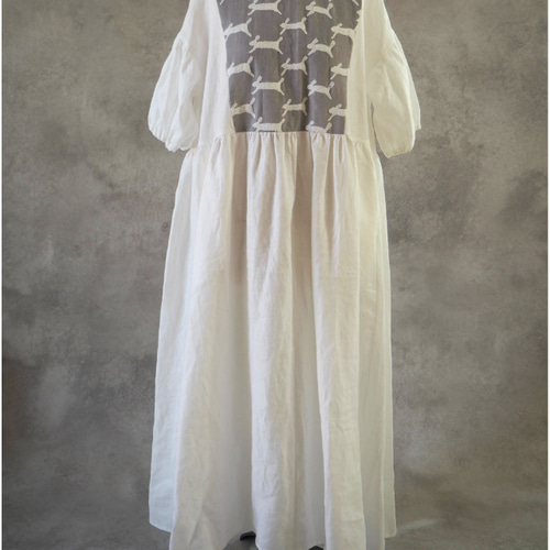 シルク100✨ミナペルホネン forest wing ワンピース 刺繍 蝶々 貝 中古・古着通販】mina perhonen (ミナ ペルホネン) CHOUCHO 蝶