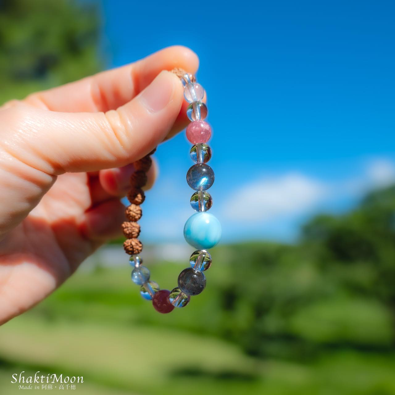 1点もの！出会い・良縁・ソウルメイト・運命の人との出会いを引き寄せるためのお守り！高品質ラリマー×ラブラドライト