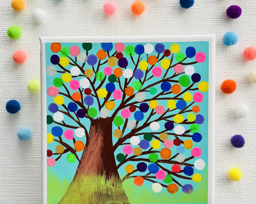 455×530mm 『眠りの森』F10キャンバス　アクリル絵の具　soich 455×530mm 『眠りの森』F10キャンバス アクリル絵の具 soich