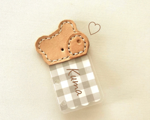 【とれっく様 確認用ページ☆】 システム手帳 リフィル インデックス M5 M6 くま ベア しおり