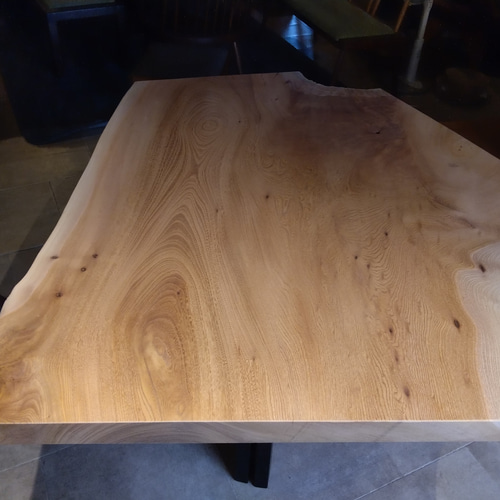 欅・変形一枚板 〜テーブル天板材〜 ダイニングテーブル みき 通販