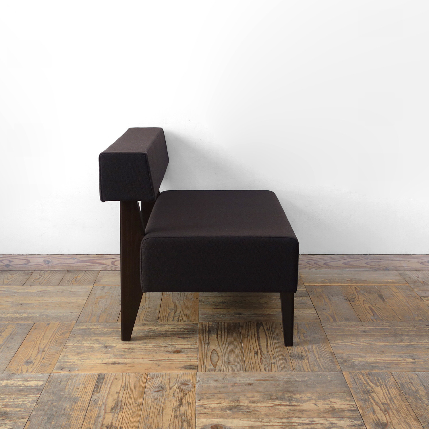 1.5s Border sofa (DBR×NC-016ダークブラウン)