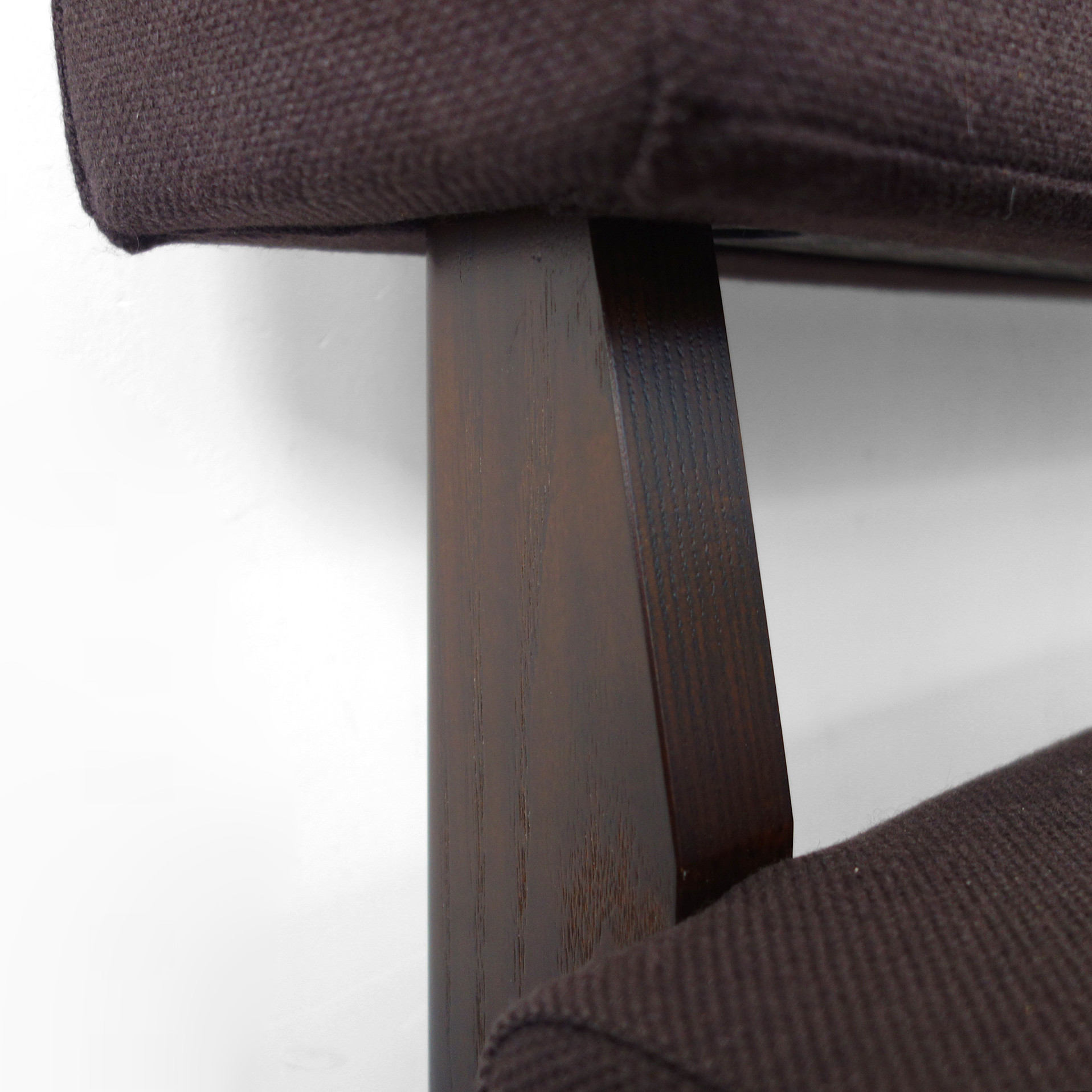 1.5s Border sofa (DBR×NC-016ダークブラウン)