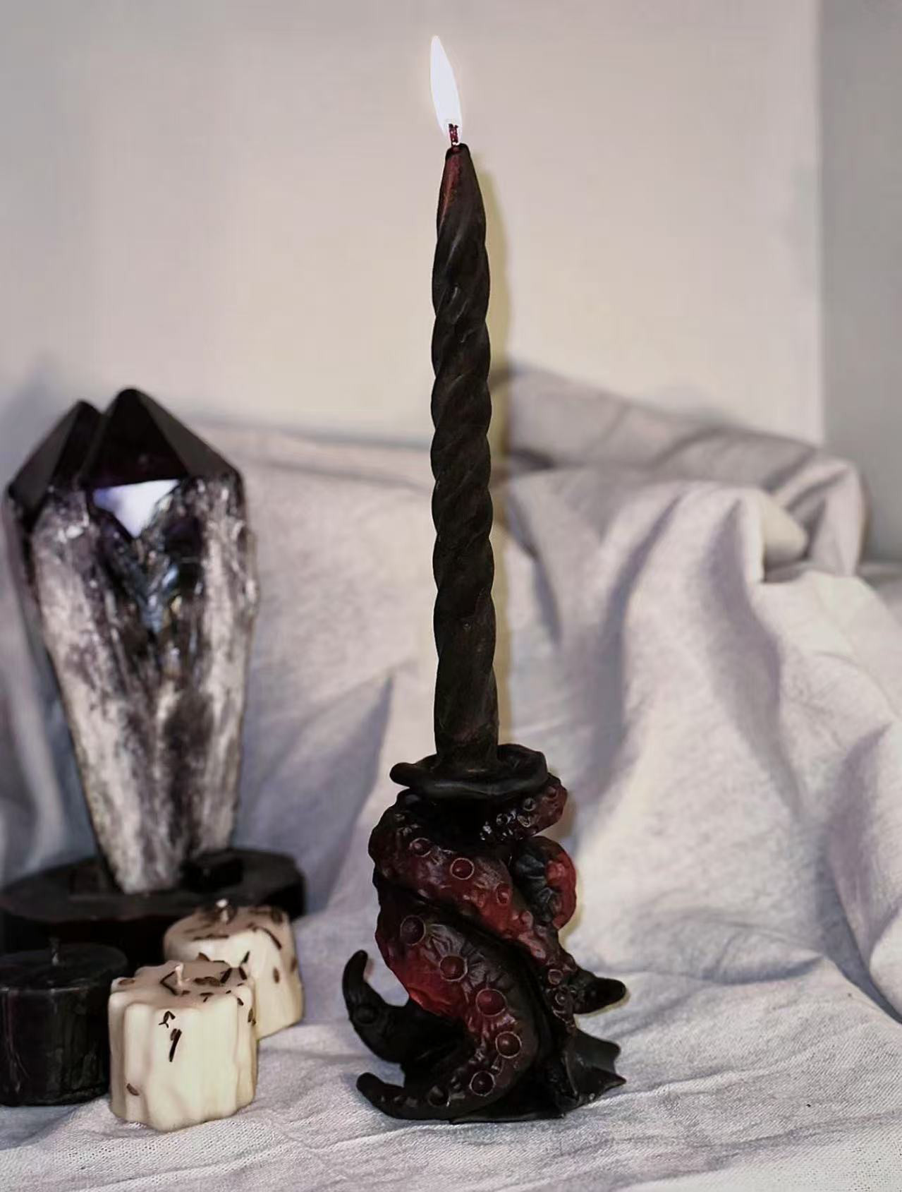 【彼の名を口にしてはならない】クトゥルフ陶器キャンドルホルダー