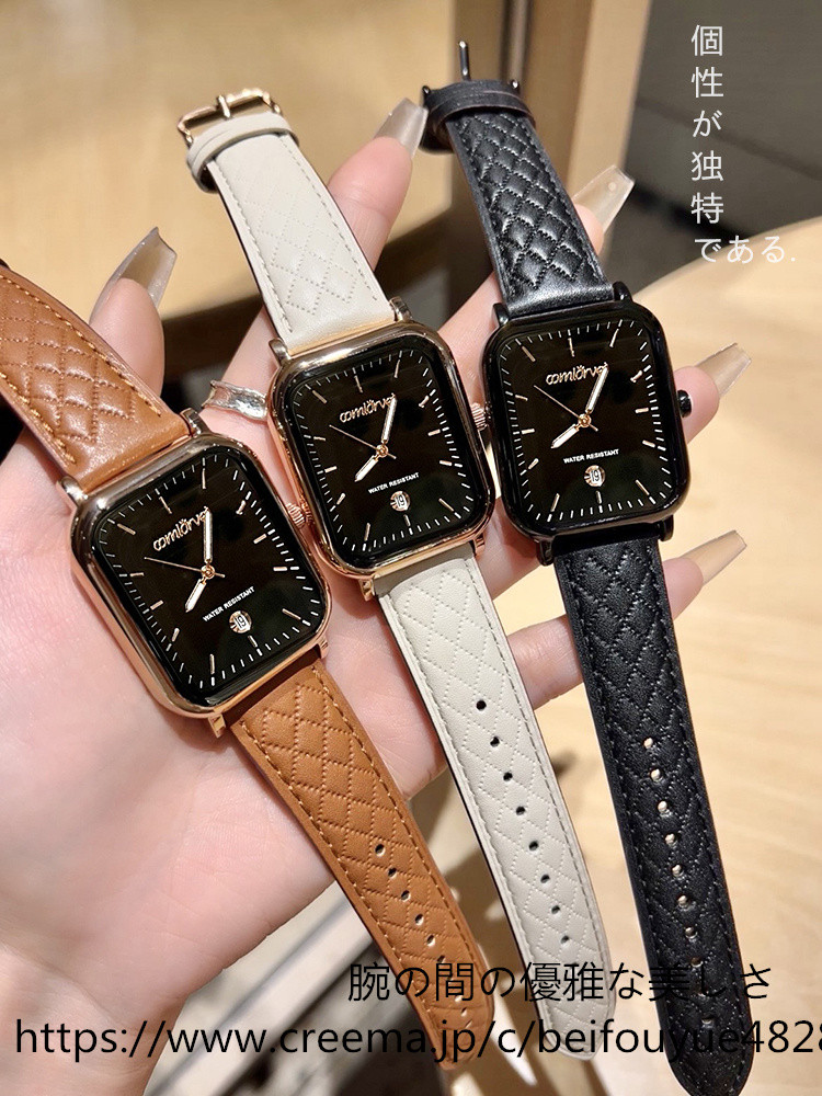 #高級感#旅行#小人数#贈り物#四角い腕時計レディース軽量小人数2025新型ファッションブランド正規品気質高級シンプル女 6,969円
