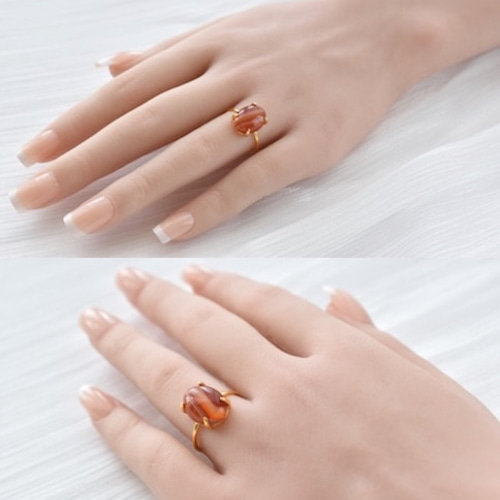 no.0481 三角カーネリアンとサードニクス no.0481 三角カーネリアンとサードニクス