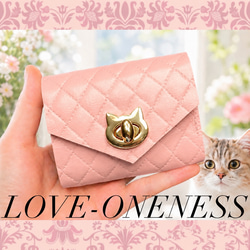 ❤【高級感×可愛い♪】大人オシャレながま口付き総本革ミニ財布♪黒
